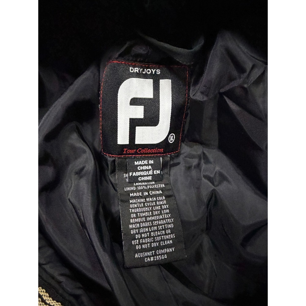 Footjoy FJ DryJoys Tour Collection Pants Mens XL Black Golf Outdoors Rain Lined - Picture 4 of 10